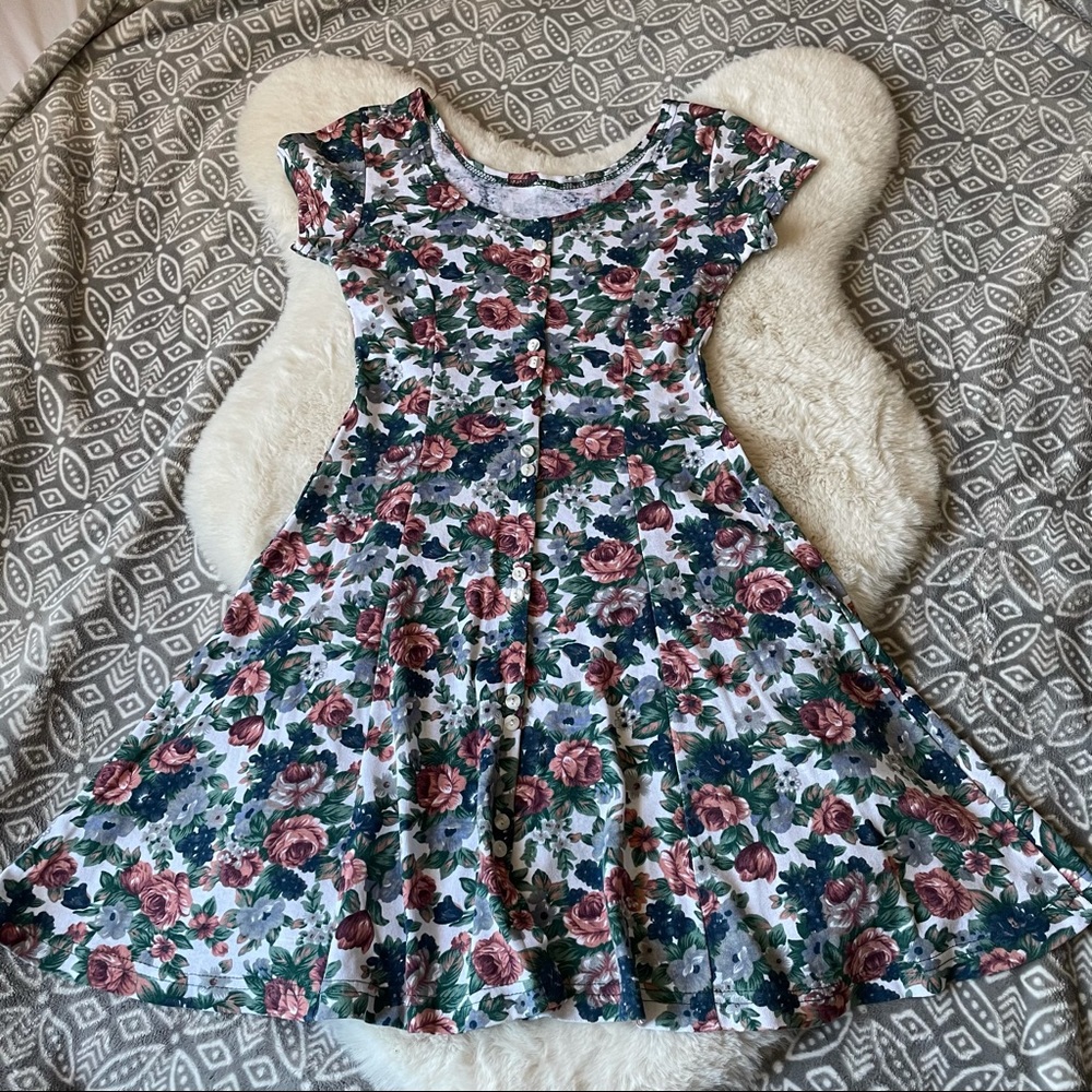 Vintage 90s floral dress